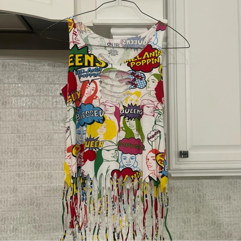multicolor tank top
